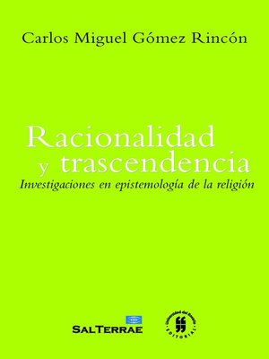 cover image of Racionalidad y trascendencia
